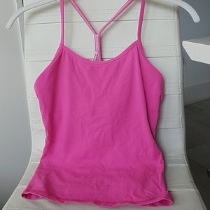 Lululemon 🍋Power Y Tank pink size 6